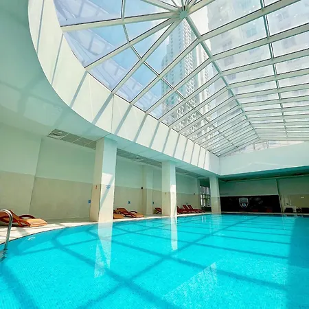 Sky & Floor 33th 28th & 25th & 19th & 13th 12th With Pool & & Fitness & Parking Included In Price Apartment Skopje